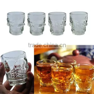 Wholesale Nice Price Skull Shaped Shot Glass Black Packing thumbnail-5