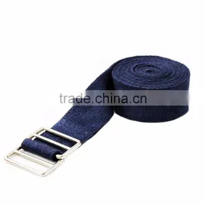 Yoga Accessories Adjustable Metallic Buckles Cotton Yoga Belt thumbnail-4