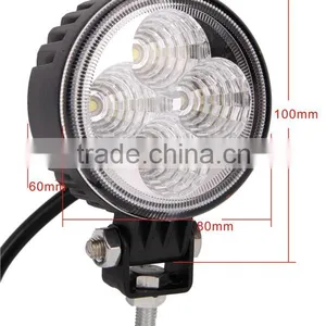 Hot Sale 12W LED Work Light Voltage 12/24V Waterproof Ip67 Spot Flood Beam for Offroad Suv Cars thumbnail-2