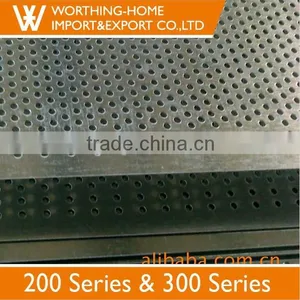 201 Cold Rolled Metal Round Hole Perforated Corrugated Stainless Steel Sheet thumbnail-5