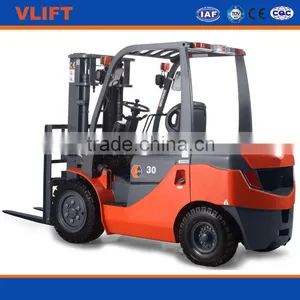 3 Ton Forklift Truck With 4.5m Container Mast With Japanese Isuzu Engine thumbnail-1