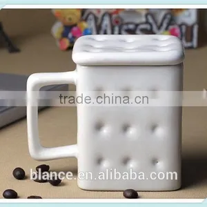 Ceramic Biscuit Shape Mug Cookie Design Cup thumbnail-1