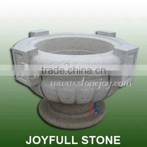 Hand-carved Garden Granite Planters thumbnail-1