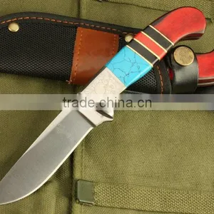 OEM Wood Handle Hunting Combat Knife thumbnail-1