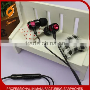 Hot Selling Wired Metallic High Qualtiy Stereo Earbuds With Mic for Music/phone Call thumbnail-2