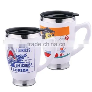 Stainless Steel Ceramic Mug thumbnail-1