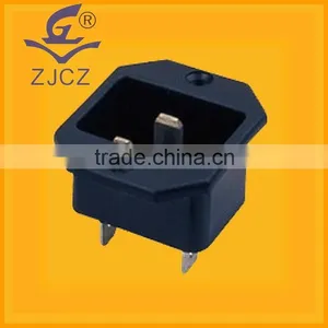 3 Pin AC Electrical Power Socket With Fuse Holder thumbnail-2