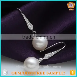 2016 Latest TOP Quality Shell Pearl S925 Silver Jewelry Earrings thumbnail-5