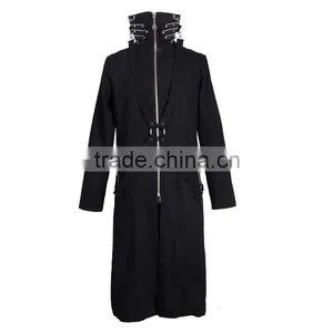 Devil Fashion 2015 Punk Long Coat in Winter CT009 thumbnail-4