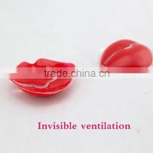 Junyan Sexy Women Adhesive Red Mouth Silicone Nipple Pad Nipple Pasties thumbnail-6