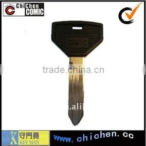 Brass Motorcycle Key Blank thumbnail-1