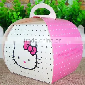 Paper Cake Box Wholesale Colourful Mousse Box With Kity Chrismas Cake Paper Box thumbnail-1