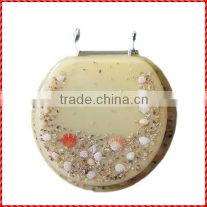 Wonderful Resin Custom Sea World Shell Toilet Seat thumbnail-1
