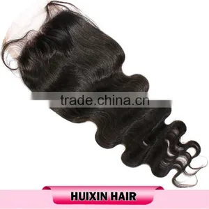 2016 Hot Selling Three Part Cheap Lace Closure Virgin Malaysian Silk Base Closure 4x4 Lace Closure thumbnail-2