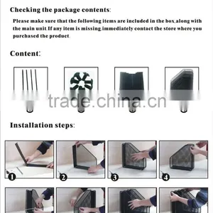 EasyPAG 3 Compartment Assemble Metal Wire Mesh Desktop Magazine Rack thumbnail-6