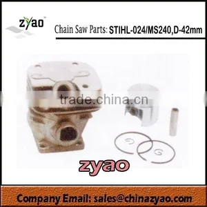 42mm Cylinder for Stihl024 Gasoline Chain Saw, Stihl240 Chainsaw Cylinder 42MM , Spare Parts for MS240 Chainsaw thumbnail-1
