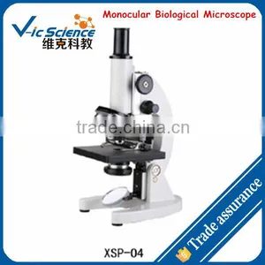 XSP-04 10X,40X,100X Students Monocular Biological Microscope thumbnail-1