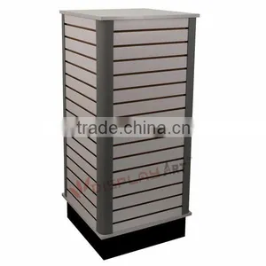 MDF Slatwall Cube Unit Island Rack of Display Fixtures thumbnail-6