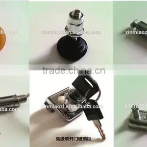 OEM Aluminum Showcase Profile Plastic Accesories and Fittings.FACTORY OUTLET thumbnail-2