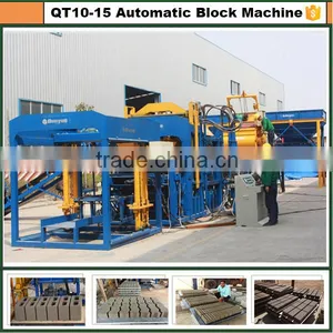 Interlocking Brick Machine QT10-15 for Hydraform Interlocking Brick Machine in Kenya thumbnail-4