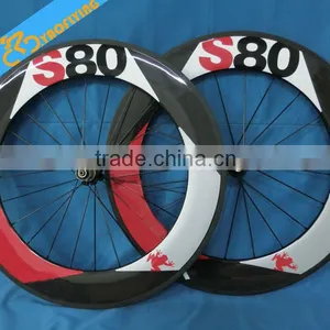 Made in China Carbon Road Bicycle Wheels for Sale,EN Quality Carbon Bicycle Wheels 700c Road Bicycle Wheels thumbnail-1