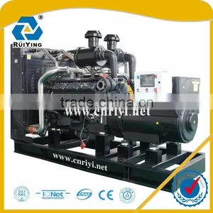 Shanghai 300kw/375KVA Diesel Generator Set Open Type With Open Frame thumbnail-1