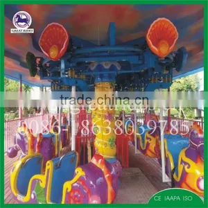New Product Chrismas Carnival Park Rides Sea Horse Rides thumbnail-3
