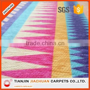 Floral Hotel Chenille Yarn Printed Carpet thumbnail-5