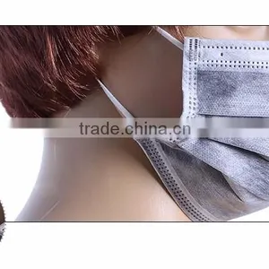 Ear Loop or Tie on 3 Ply Disposable Carbon Mask thumbnail-2
