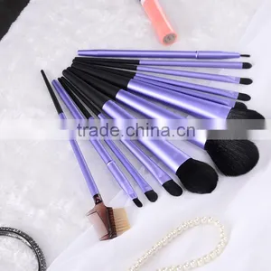 Professional 11 Pieces Metal Handle Makeup Brush Set,Tapered Handle Makeup Brush Set thumbnail-2