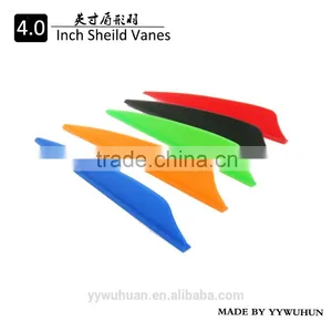 4.0inch Shield Arrow Vane, Fletching With Different Colors of Arrow Fletching thumbnail-2