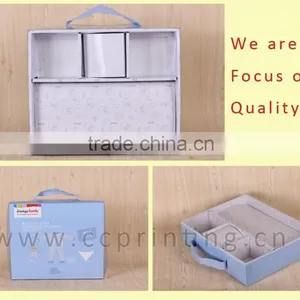 Fancy Suitcase Shaped Baby Clothes Transparent Gift Box thumbnail-2
