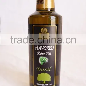 Basil Infused Olive Oil. Premium Quality Olive Oil With FDA Certification. Glass Bottle 250 Ml. thumbnail-4