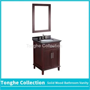 Tonghe Collection Dark Brown Bath Vanity thumbnail-1