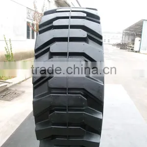 Hot China Bobcat Skid Steer Loader Solid Tire 12-16.5 With Wheel thumbnail-5
