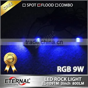 4/6/8/12 POD Rock LED Off Road Jeep ATV Golf Cart Truck Vehicle Rock Crawler Light RGB Rock Light thumbnail-5
