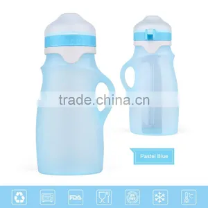 Baby Glass Feeding Bottles With Silicone Sleeve thumbnail-2