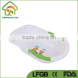 Large Baby Kids Newborn Plastic Bathtub thumbnail-5