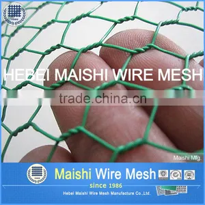 1.5" Hex Green PVC Coated Crab Trap Wire Mesh Rolls thumbnail-1