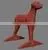 Wholesale HDPE Plastic Hound Dog, Plastic Hunting Dog,decoration. thumbnail-2