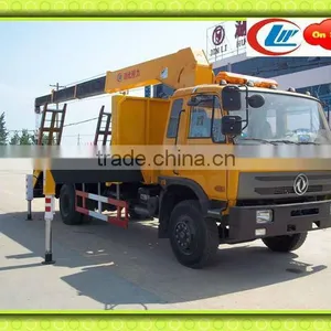 New Flat Transporter Loading Excavator Truck With Crane for Sale! thumbnail-1