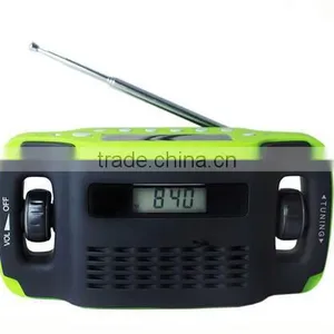 Hight Quality Low Price Crank Hand Solar Powered Radio AM/FM thumbnail-4