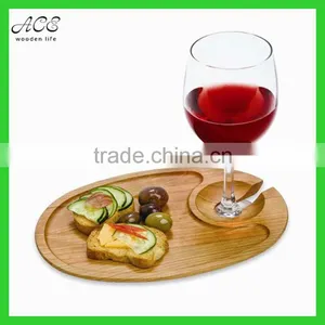 Wooden Serving Tray Party Tray Wine Serving Tray thumbnail-1