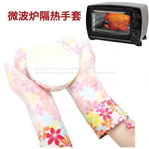 Wholesale Hand Oven Gloves Long Sleeve Mitt thumbnail-4