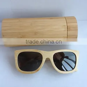 High Quality Hot Wooden Sunglasses Bamboo Sunglasses With Box thumbnail-2