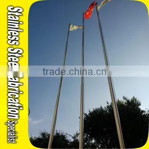 Outdoor Tapered Stainless Steel Flag Pole thumbnail-2