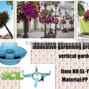 Plastic Flower Pots for Lamp, Vertical Garden Hanging Planter SL-XA6030 thumbnail-1