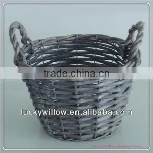 Factory Direct Supply Small Round Wicker Basket thumbnail-1