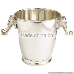 Silver Plated Elephant Design Handle Champagne thumbnail-1