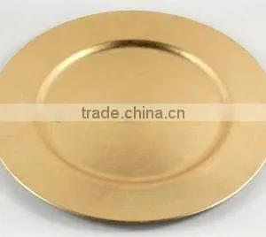 Gold Plated Wedding Charger Plate thumbnail-1